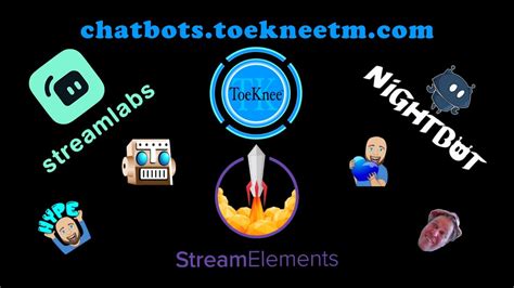 Chatbot Commands from ToeKneeTM.
